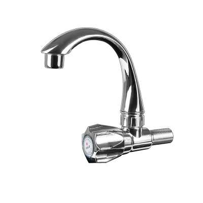 Chinese New Design Mini bathroom faucets Chrome Plated Cold Water Wall Mounted water Tap Faucet